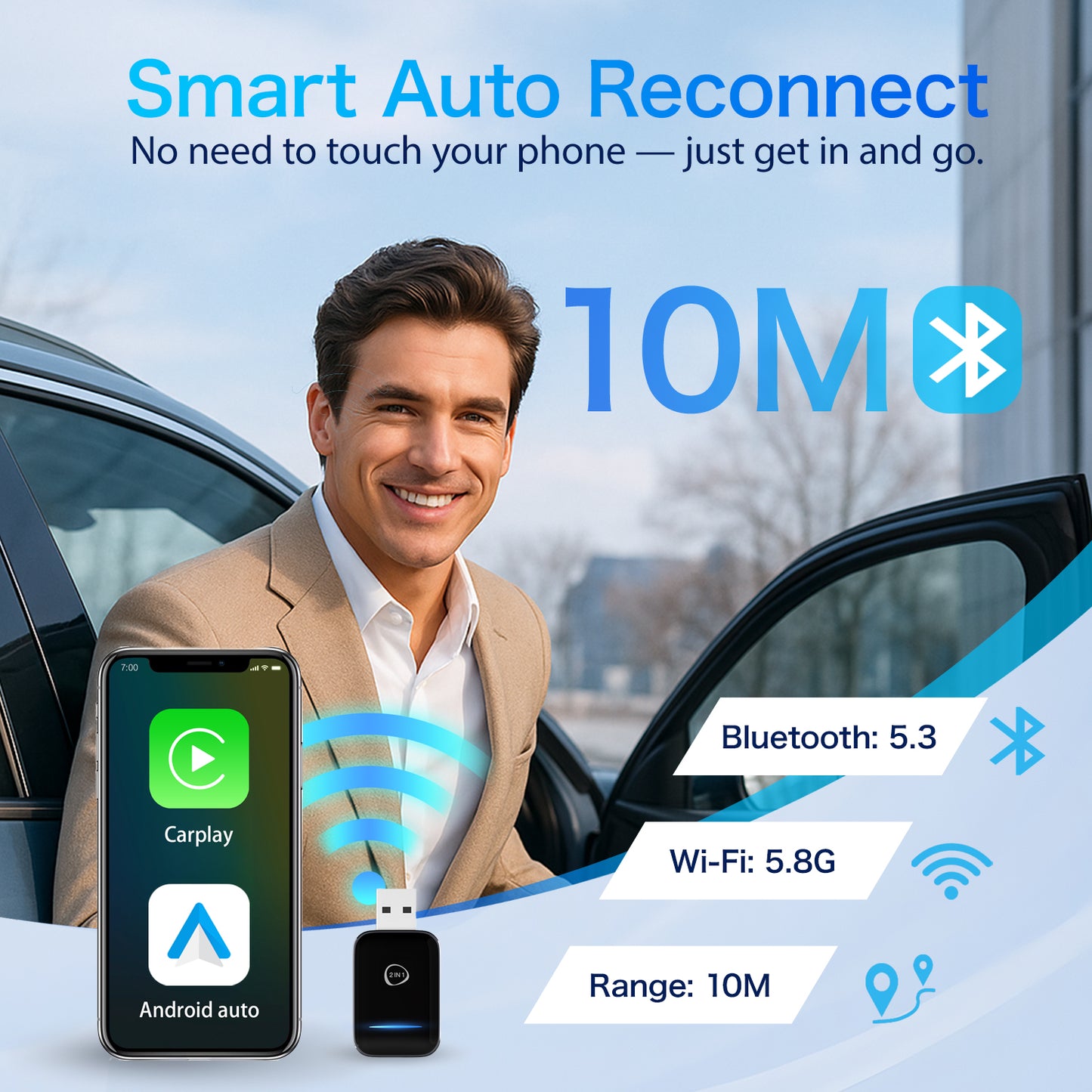 wireless carplay adapter M1