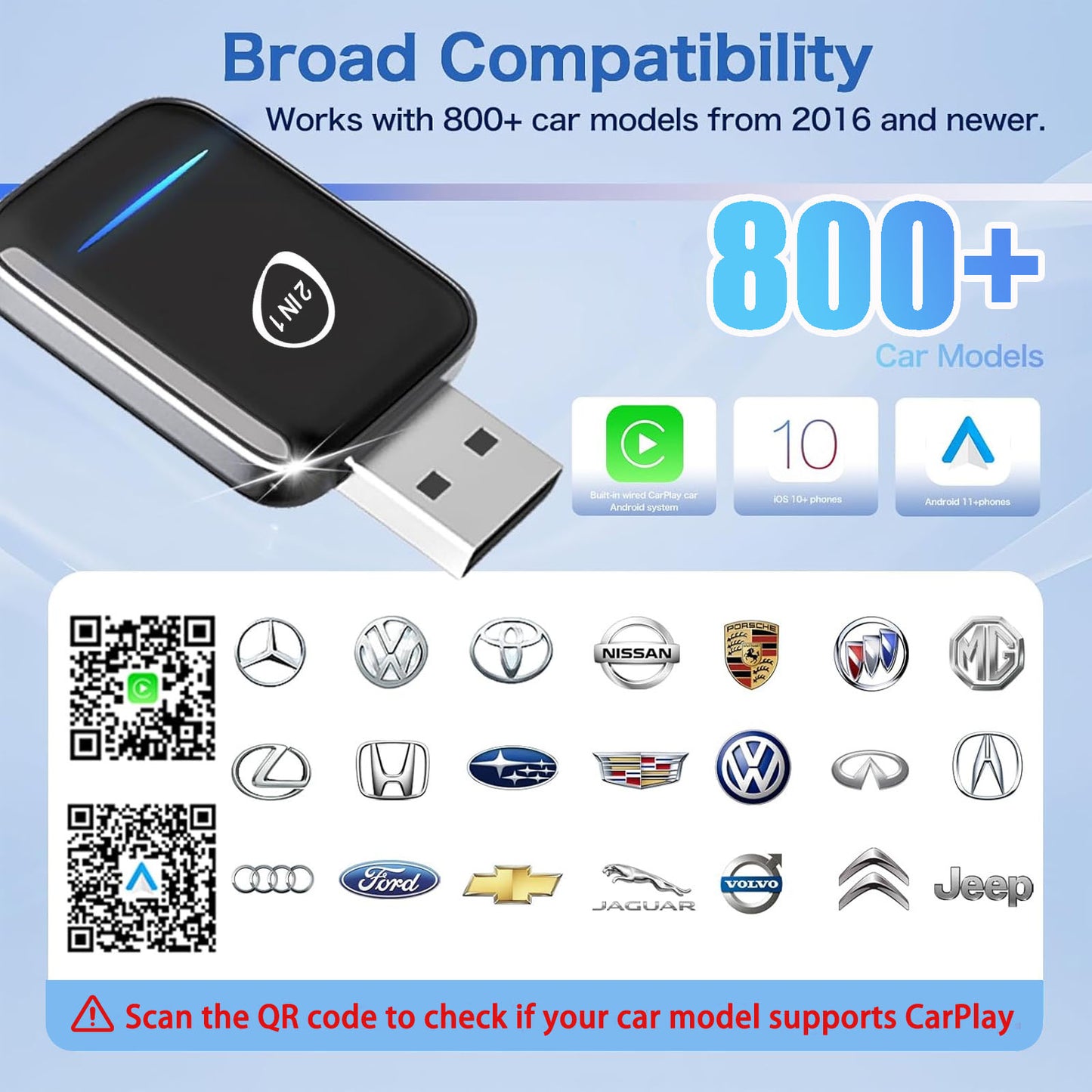 Wireless Carplay Adapter M1