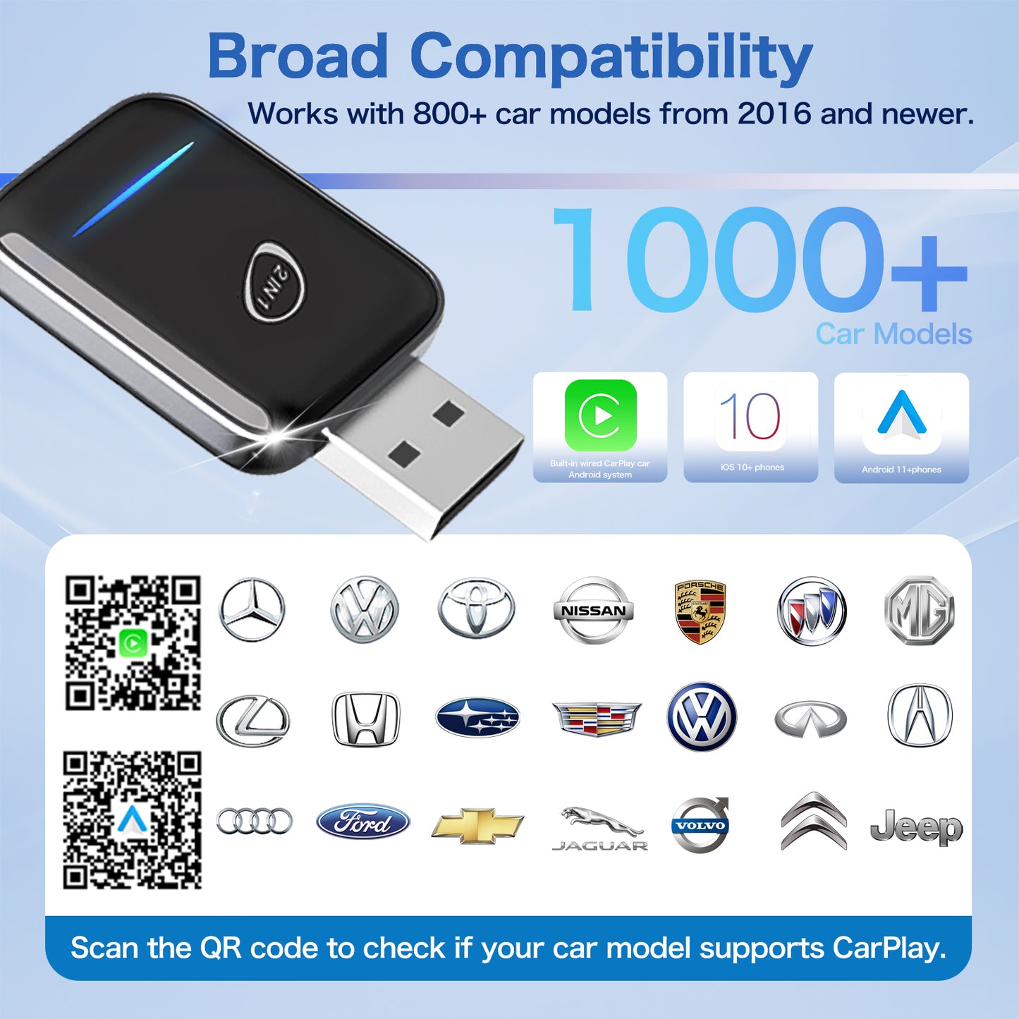 wireless carplay adapter M1