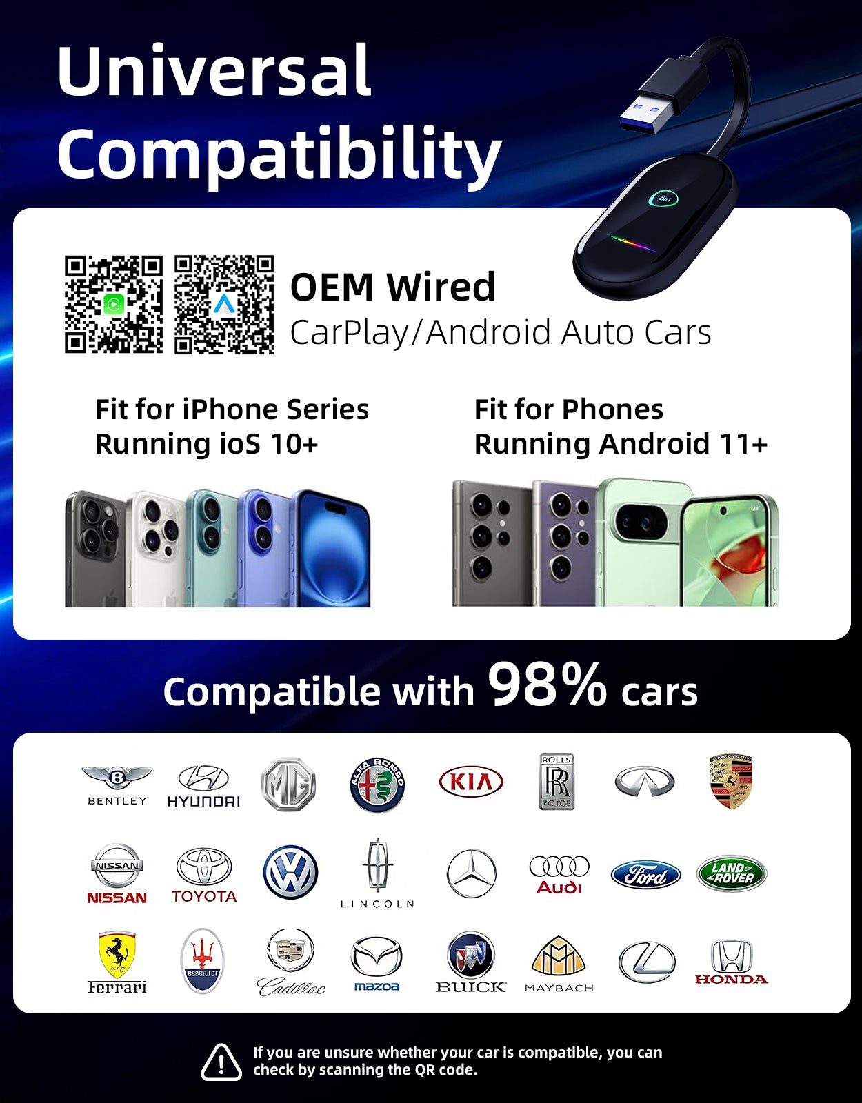 wireless carplay adapter S1